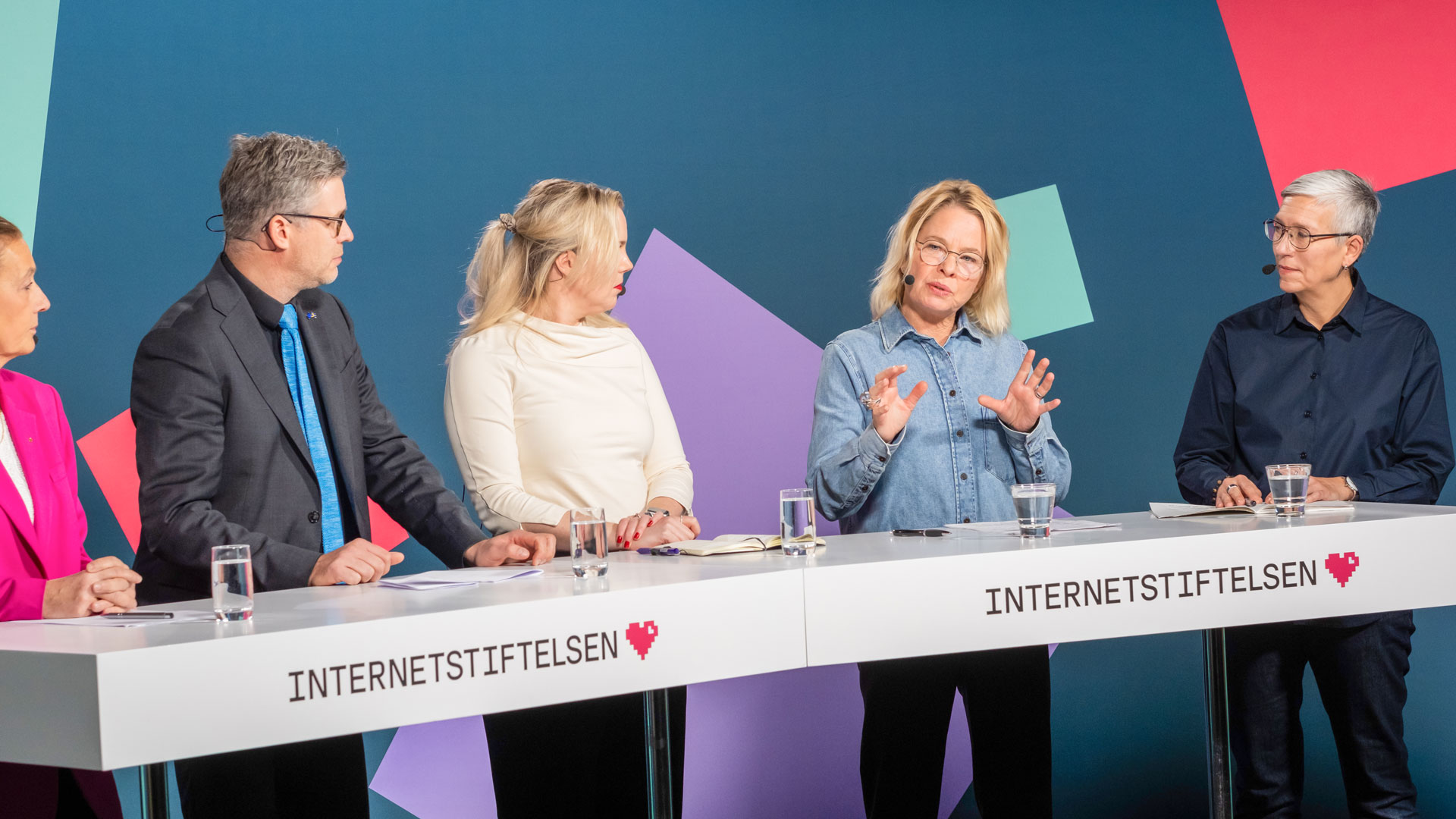 Panelsamtal på Internetdagarna 2023.